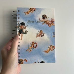 Vintage Cherub Address Book